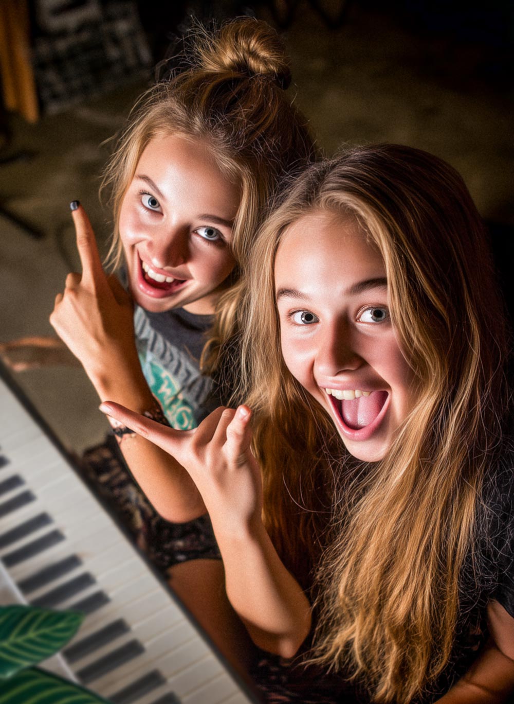 Our_girl_on_keyboard Klavier- und Keyboardunterricht